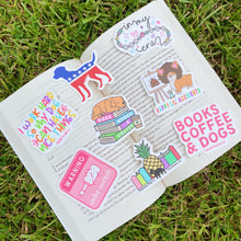 Load image into Gallery viewer, Bookish Dog Mom Sticker