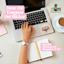 Load image into Gallery viewer, Sun's Out, Tongue's Out Frenchie Sticker