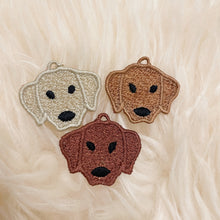 Load image into Gallery viewer, Embroidered Lab Keychain