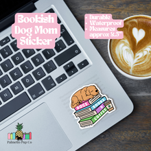Load image into Gallery viewer, Bookish Dog Mom Sticker