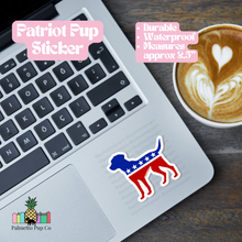 Load image into Gallery viewer, Patriot Pup Sticker