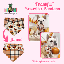 Load image into Gallery viewer, Thankful Reversible Bandana