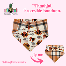 Load image into Gallery viewer, Thankful Reversible Bandana