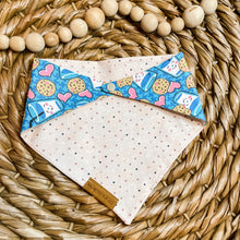 Load image into Gallery viewer, Milk & Cookies Reversible Bandana