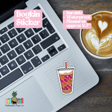 Load image into Gallery viewer, Dogkin Iced Coffee Sticker
