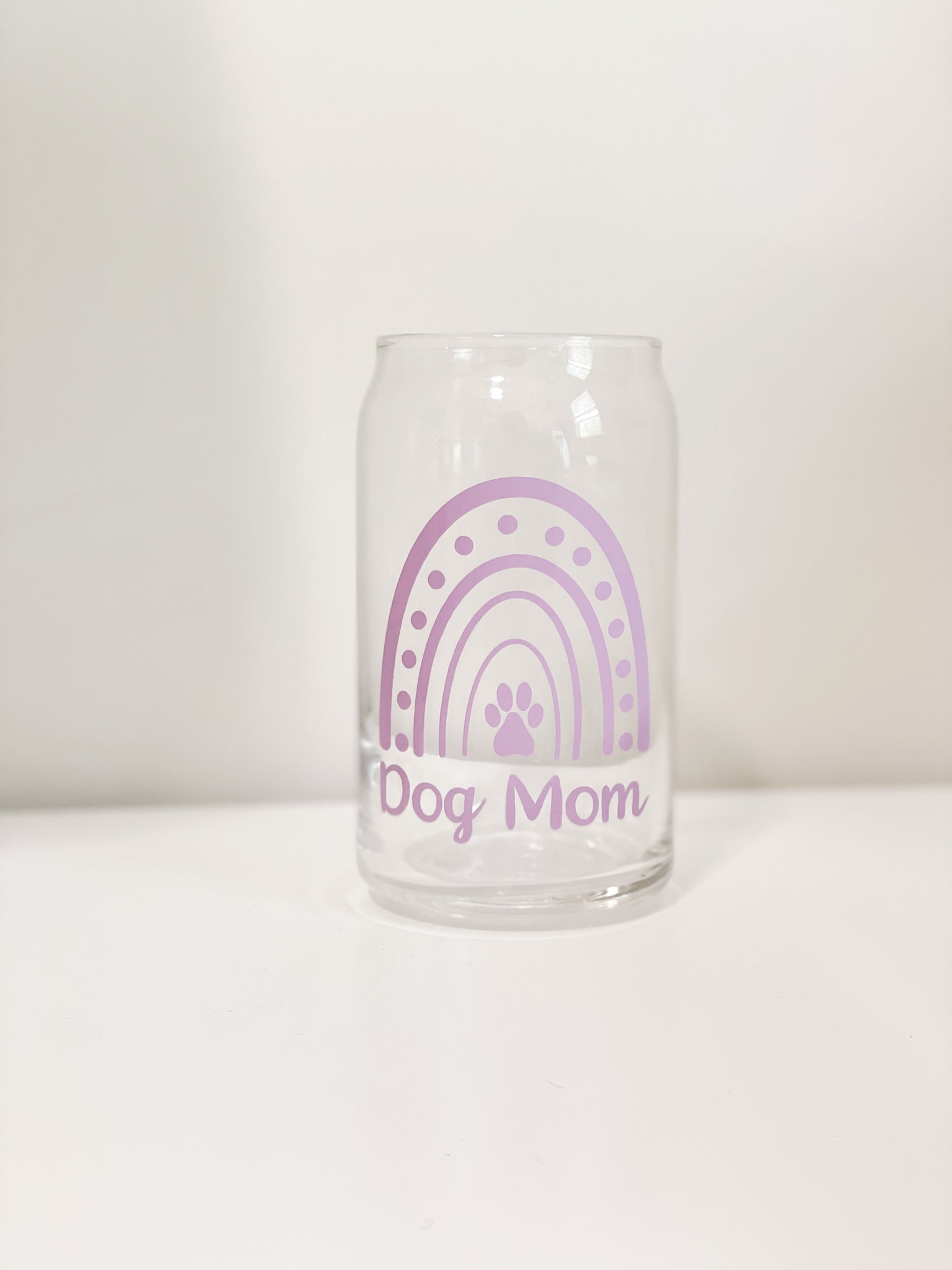 Desert Dog Paw Glass Cup Dog Mom Glass Cup Dog Beer Glass 