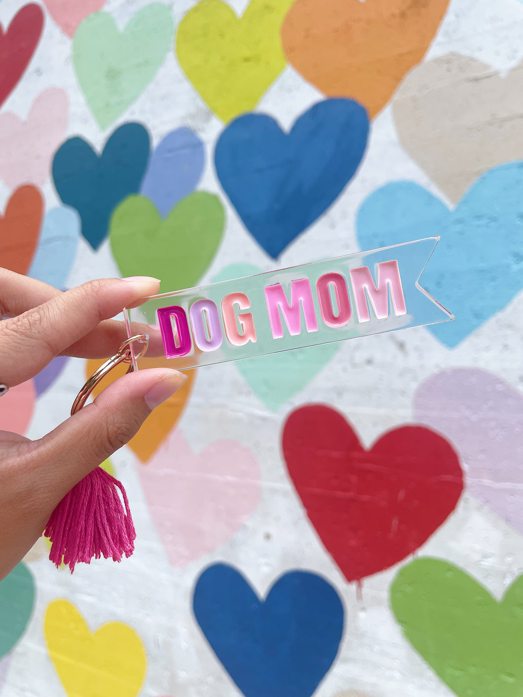 Dog Mom Keychains