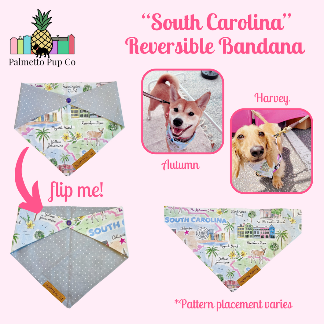South Carolina Reversible Bandana